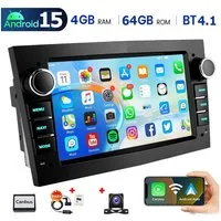 ESSGOO 7'' Android 15 WinCE für Opel Astra H/Corsa C/D/Vectra C/Zafira h 2DIN Navigationsgerät (Apple Carplay Android Auto GPS Navi WIFI BT EQ)