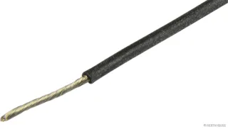 HERTH&BUSS Elektroleitung, Silikon 0,5 mm², schwarz, 5 m schwarz - 51275505000