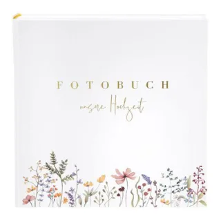 Goldbuch Blütenliebe 30x31 60 weiße Seiten Hochzeit 08044