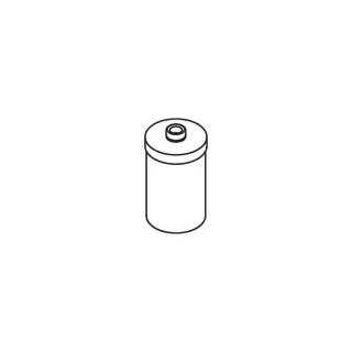 Hewi System 800 Flakon 800.06.E01 Kristallglas satiniert