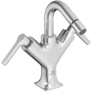 Ideal Standard Joy Neo Bidetarmatur BD441AA mit Ablgarnitur, Ausldung 115 mm, Hebelgriffe, Chrom