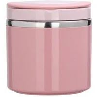 GarveeMore Bowle-Set Tragbare Edelstahl Frühstückstasse Suppenschüssel mitHenkel Thermische, 630/1000ML Thermischer Vorratsbehälter Versiegelte Bento Box MitHenkel