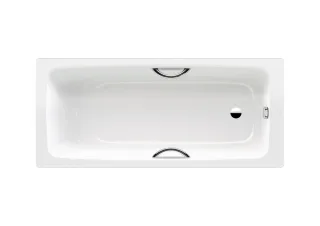Kaldewei Badewanne CAYONO Mod.754, 1600x700, alpinweiß,Perl-Effekt,m. Griffl.,m. VAS  275434013001