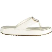 Laura Biagiotti Zehentrenner Elegante weiße Damensandalen mit Zehensteg und