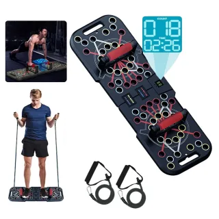 Bominfit Multifunctional Counting Folding Electronic Push Up Board Home Portable Workout Tools Chest Muscle Exercise Pus
