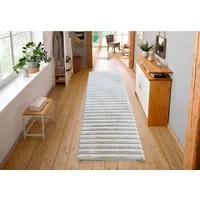 OTTO home Läufer Melanie 67x230cm, Kunstfellteppich, besonders weich, Hoch-Tief-Effekt, rechteckig, Höhe: 28 mm, Kaninchenfell Optik, Wohnzimmer, Schlafzimmer, Flur, auch rechteckig