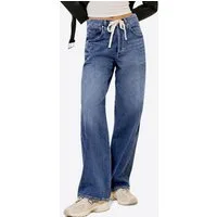 Imily Bela Weite Jeans Damen Locker Sitzende Boyfriend-Hose (Packung, 1-tlg., 1per-Pack) High Waist