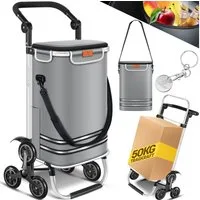 KESSER Einkaufstrolley, Einkaufstrolley mit Kühlfach ideal für Stufen belastbar bis 50kg