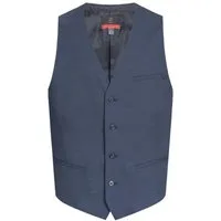 GREIFF Anzugweste Greiff Modern WITH 37.5® Herren Weste Regular Marine PINPOINT