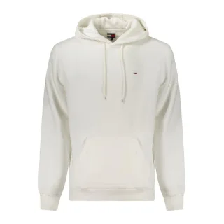 Tommy Hilfiger Bianco Baumwolle Herren Hoodie Sweatshirt