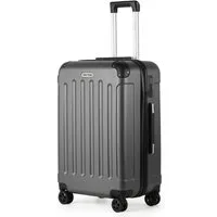 TAN.TOMI Hartschalen-Trolley ABS Handgepäck Koffer Rollkoffer Reisekoffer Hartschalenkoffer, Reisetrolley Leicht mit 4 Rollen 360° Große Kapazität Trolley
