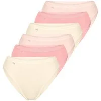 sloggi Tai-Slip 6er Pack Basic+ (Spar-Set, 6-St) Tai Slip - Baumwolle - Atmungsaktiv - Bequemer Schnitt, Perfekter Sitz