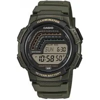 CASIO TIMELESS COLLECTION Chronograph WS-1800-3AVEF, Quarzuhr, Armbanduhr, Herrenuhr, digital, automatischer Kalender