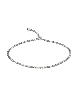 Zeeme Silber Fußkette 925 Silber 23-26cm lang
