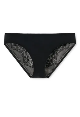 SCHIESSER - Slip schwarz - Gr. - 42