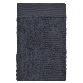 Badehandtuch Classic 70x140cm schwarz | Zone Denmark Luxuriöses Duschtuch aus reiner Baumwolle 600g/m² extrem saugfähig für Wellness und Badezimmer.