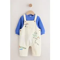Next Body & Hose Twill-Latzhose und Bodysuit für Babys im Set (2-tlg)
