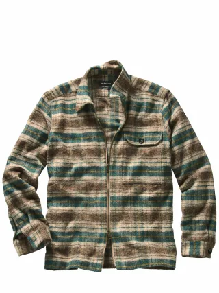 Mey & Edlich Herren Soft-Skills-Overshirt Grün 100 % Baumwolle