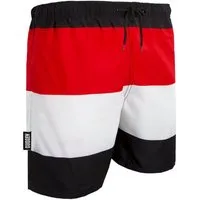 GUGGEN Mountain Badehose Badehose Herren Beachshorts Boardshorts Strandhose YSB597 gestreift Muster