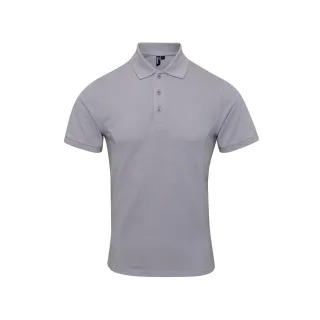 Premier Herren Coolchecker Plus Pique Polo mit CoolPlus (Silber)