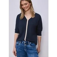STREET ONE Langarmshirt mit Kontrast-Details