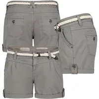 Eight2Nine Bermudas Short Bermuda kurze Hose Sommer Chino Shorts stoff Hotpants mit Gürtel
