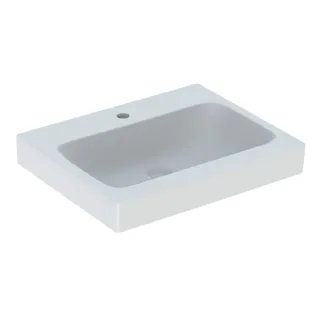 Geberit iCon Waschtisch, 60x48,5cm mit Hahnloch, ohne Überlauf, 124062000 124062000