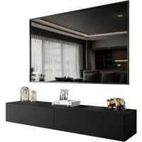Lookway Lowboard COLETTE Matt 175 cm Hängeschrank mit LED Beleuchtung