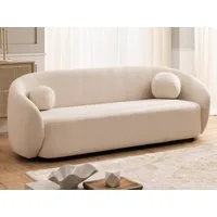 S-Style Möbel 3-Sitzer Sofa Roundi Bouclé Luxus & Moderne Kollektion