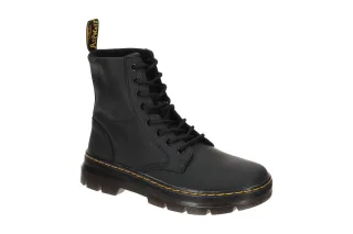 Dr. Martens 26007001 COMBS LEATHER UNISEX Stiefel Schwarz Wyoming Fettleder