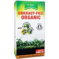 Dr. Stähler Unkrautbekämpfungsmittel Unkraut-Frei Organic: Sprühmittel zur Unkrautbekämpfung, 1000 ml, Vielfältige Einsatzmöglichkeiten im Gartenbereich, Schnelle Wirkung gegen ein- und zweikeimblättrige Unkräuter, Zur Anwendung zwischen Ziergehölzen