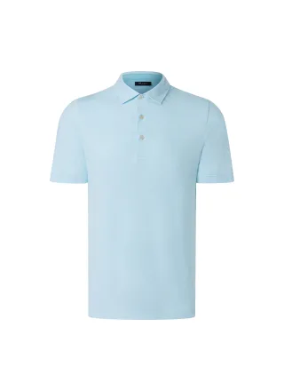 MAERZ Muenchen - Poloshirt, Knopf 1/2 Arm bright aqua
