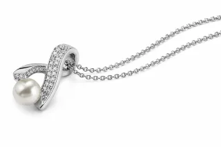 Orphelia Damen Kette aus 925 Sterling Silber mit Anhänger - Silber ZH-4821/1