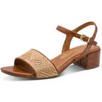 MARCO TOZZI Sandalette Blockabsatz, Sommerschuh, Riemchensandale mit verstellbarer Schnalle