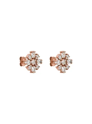 PURELEI Blossom Ohrringe mit Zirkonia Steinen