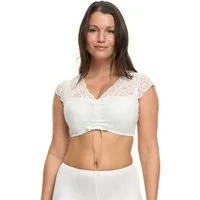 Susa Dirndlbluse Dirndlbluse kurzarm Wiesn-Zauber (Stück, 1-tlg) -