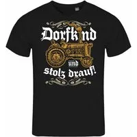deinshirt Print-Shirt Herren T-Shirt Dorfkind und stolz drauf Funshirt mit Motiv