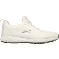 Skechers Arbeitsschuhe Herren SQUAD SR, Rutschhemmender Sneaker mit Memory Foam Arbeitsschuh Wasser- & schmutzabweisend - Relaxed Fit, mehr Platz für Komfort