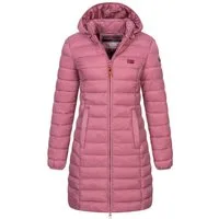 Geographical Norway Steppmantel Damen Herbst Jacke Steppjacke Outdoor leicht Kapuze Übergangsjacke