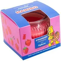 HARIBO Duftkerze Duftkerze Haribo Gummibären 85g im Glas und Geschenkkarton (Cherry Cola, Berry Mix, Strawberry, Tropical Fun, Coconut Lime), versch. Düfte