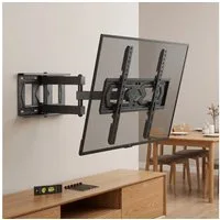 PERLESMITH TV-Wandhalterung TV Wandhalter schwenkbar 26–60 Zoll max 40 Kg, (bis 60 Zoll, ausziehbar neigbar Halterung, 1-tlg., bis 15° Neigung, +/-90° Schwenkung, Fernseher Halter universal)