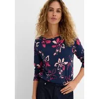 bonprix Langarmshirt figurumspielende Passform, Langarm-Design, für Frühling und Sommer