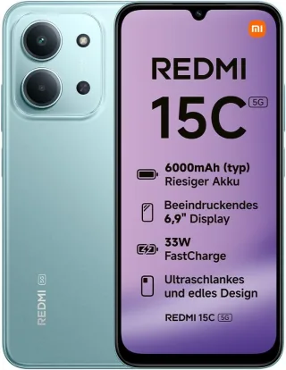 Xiaomi Redmi 15C 5G 4/256GB [Dual-Sim] mint green