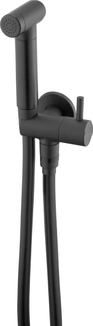 Neuesbad Duschset mit Eck Ventil, Schwarz NB1DEANWN51B1