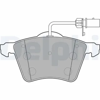 Delphi Bremsbel?ge vorne Ford Seat VW Sharan LP2021