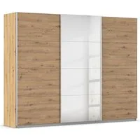 OTTO home Schwebetürenschrank Kleiderschrank Schrank Schlafzimmerschrank Garderobe AGORDO (Breiten 203/271/315/360 cm in drei Griff-Farben - NEU: Farbe SCHWARZ) Top Innenausstattung, in 4 Breiten und 2 Höhen MADE IN GERMANY
