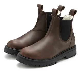 Elbsand Stiefelette "Stiefel, Boots, Winterstiefel, Chelseaboots, Lederstiefelette" Schlupfstiefel aus Leder im klassischen Chelsea-Look