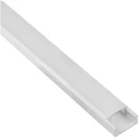 tktrading24 LED-Stripe-Profil A15 LED Aluprofil Weiss Abdeckung - Premium LED-Profil