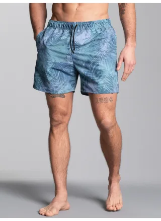 Trigema Shorts "TRIGEMA Bade-/Freizeitshorts mit Druckmotiv"