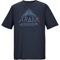 Killtec T-Shirt KOS 1 MN TSHRT Schnelltrocknend, Stretch, Adventure-Print